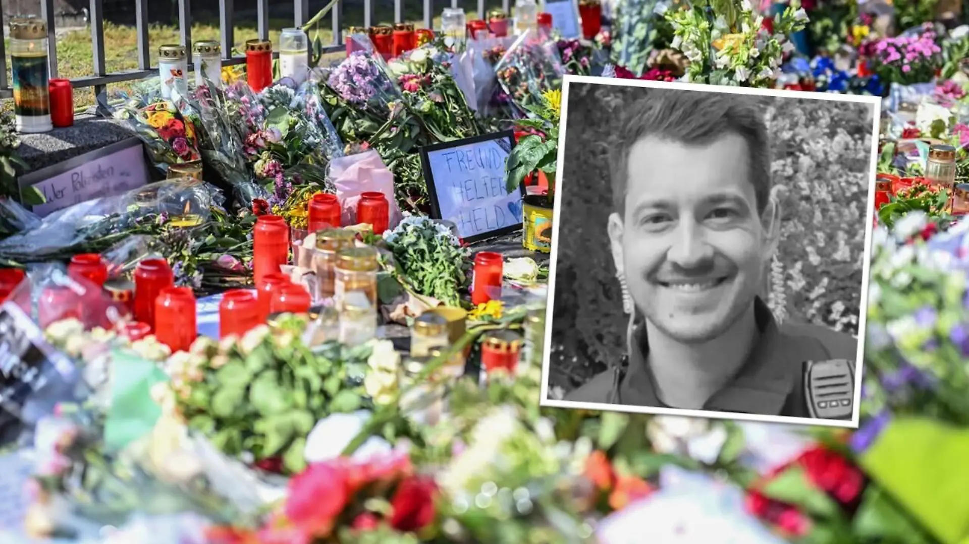 Polizist Rouven Laur starb bei der Messerattacke in Mannheim.