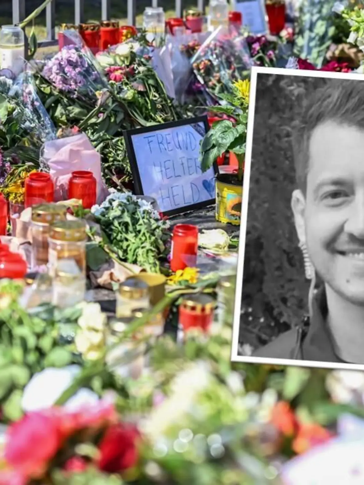 Polizist Rouven Laur starb bei der Messerattacke in Mannheim.