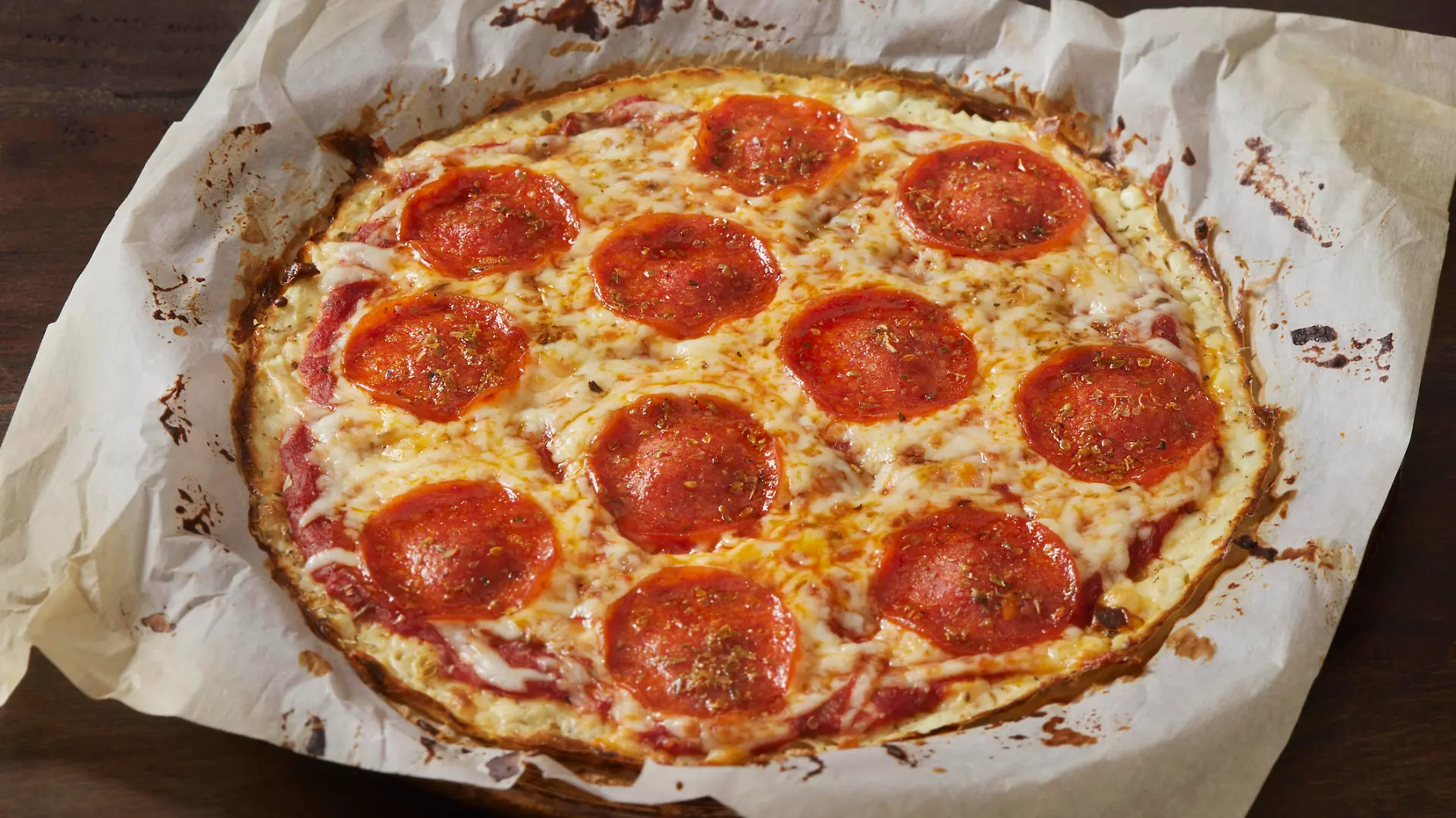 Preparing The Viral Cottage Cheese flat Bread Pizza with Pepperoni and Fresh Basil