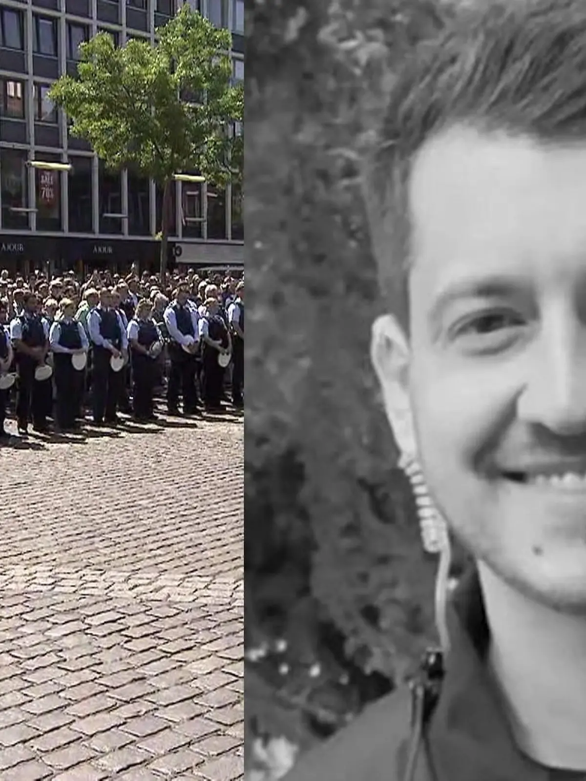 Dieser Moment geht in unsere Geschichte ein!

Die schockierende Messerattacke von Mannheim, bei der Rouven Laur starb, war heute (7. Juni) um 11.34 Uhr exakt eine Woche her. Die Anteilnahme am Schicksal des Polizisten ist immens, sein beherztes Eingreifen, das er mit dem Leben bezahlte, soll nicht in Vergessenheit geraten. Die Polizei Baden-Württemberg hatte daher zu einer Gedenkminute um 11.34 aufgerufen.