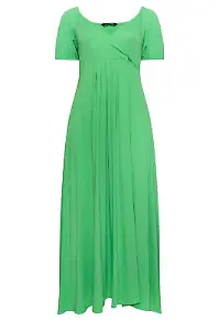 Maxi-Wickelkleid in A-Linie