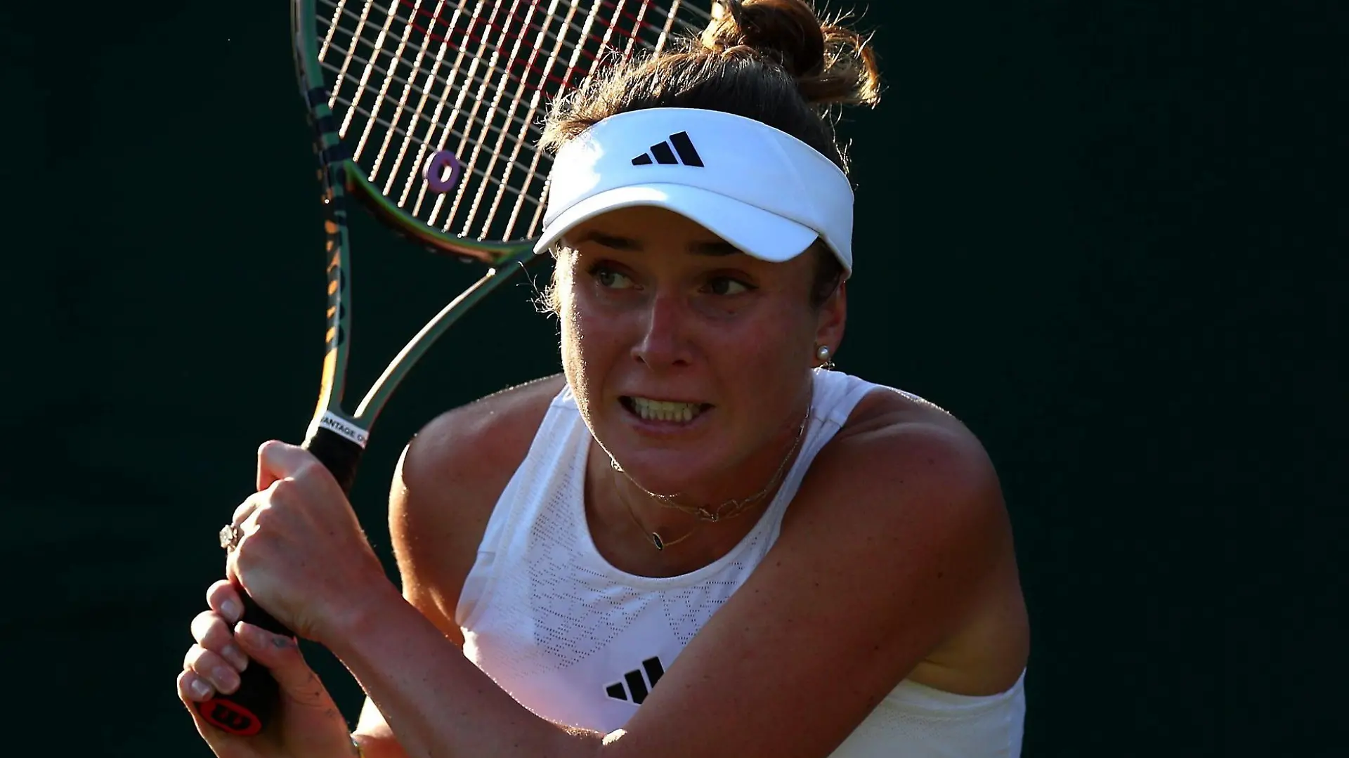 Mandatory Credit: Photo by Ella Ling/Shutterstock 13995924ed Elina Svitolina in action during their match against Sofia Kenin Wimbledon Tennis Championships, Day 5, The All England Lawn Tennis and Croquet Club, London, UK - 07 Jul 2023 Wimbledon Tennis Championships, Day 5, The All England Lawn Tennis and Croquet Club, London, UK - 07 Jul 2023 PUBLICATIONxINxGERxSUIxAUTxHUNxGRExMLTxCYPxROUxBULxUAExKSAxONLY Copyright: xEllaxLing/Shutterstockx 13995924ed