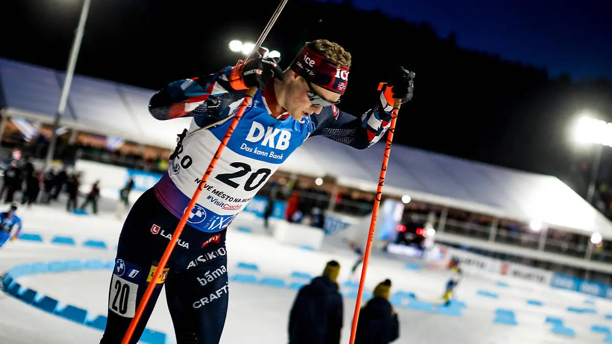 Biathlon-Ass Endre Strømsheim ist schwer verunfallt.