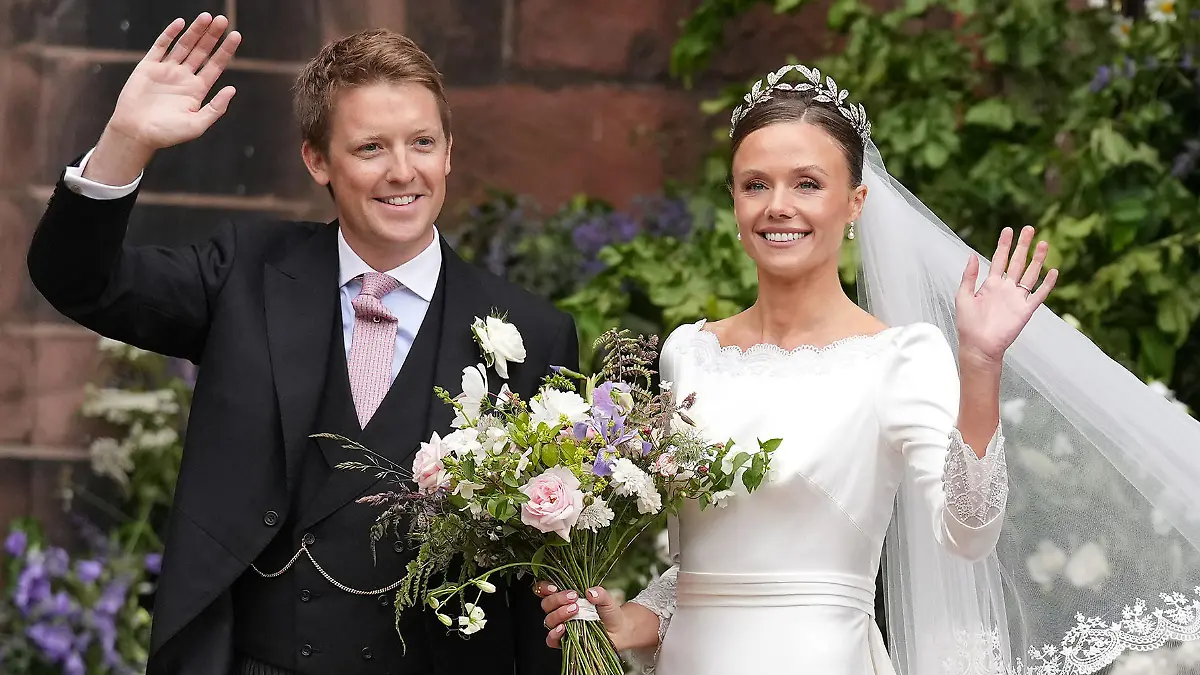 The Wedding of The Duke of Westminster to Olivia Henson at Chester Cathedral, Chester, UK, on the 7th June 2024.
Picture by James Whatling