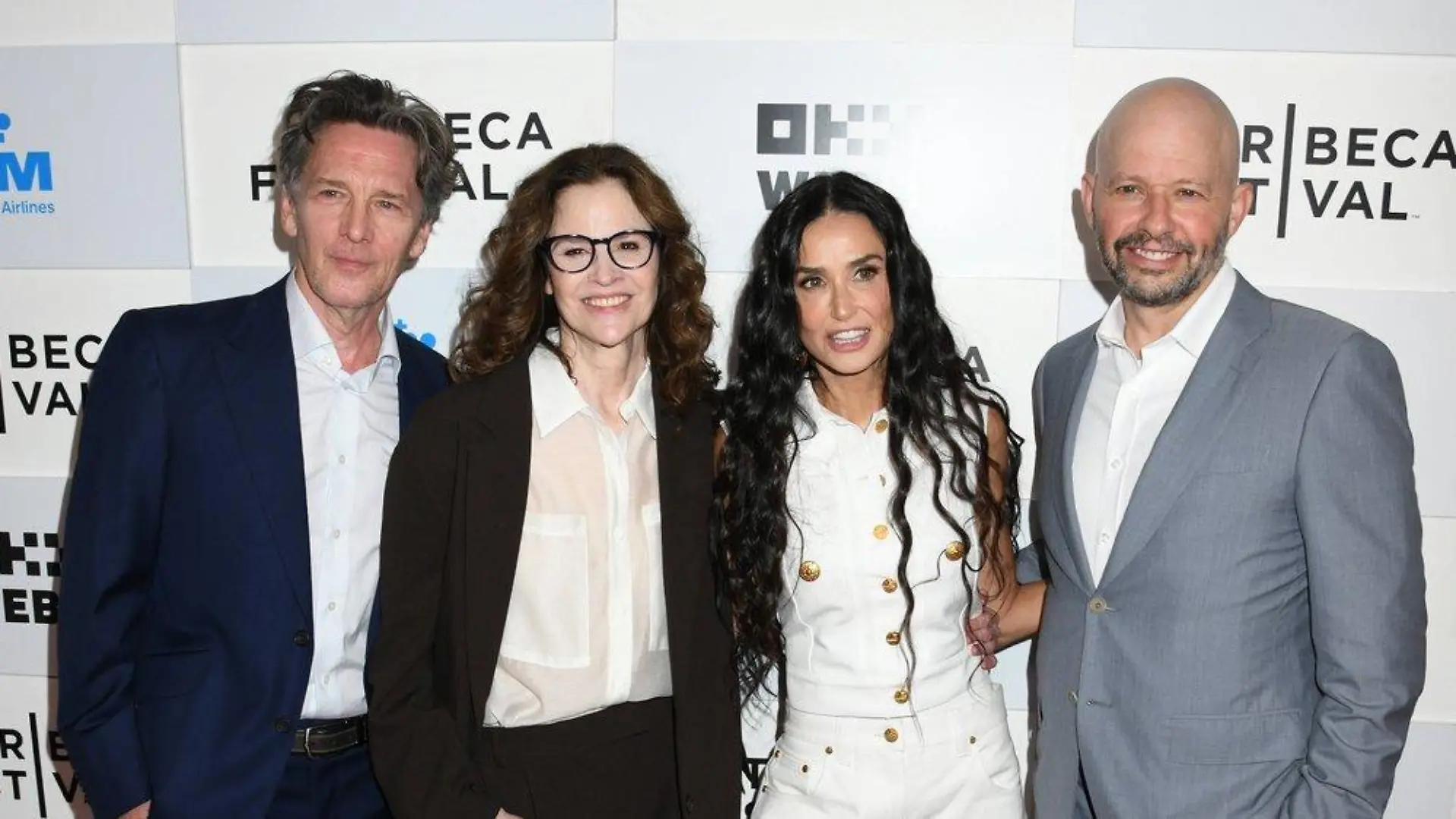Demi Moore und "Two and a Half Men"-Star Jon Cryer feiern in New York