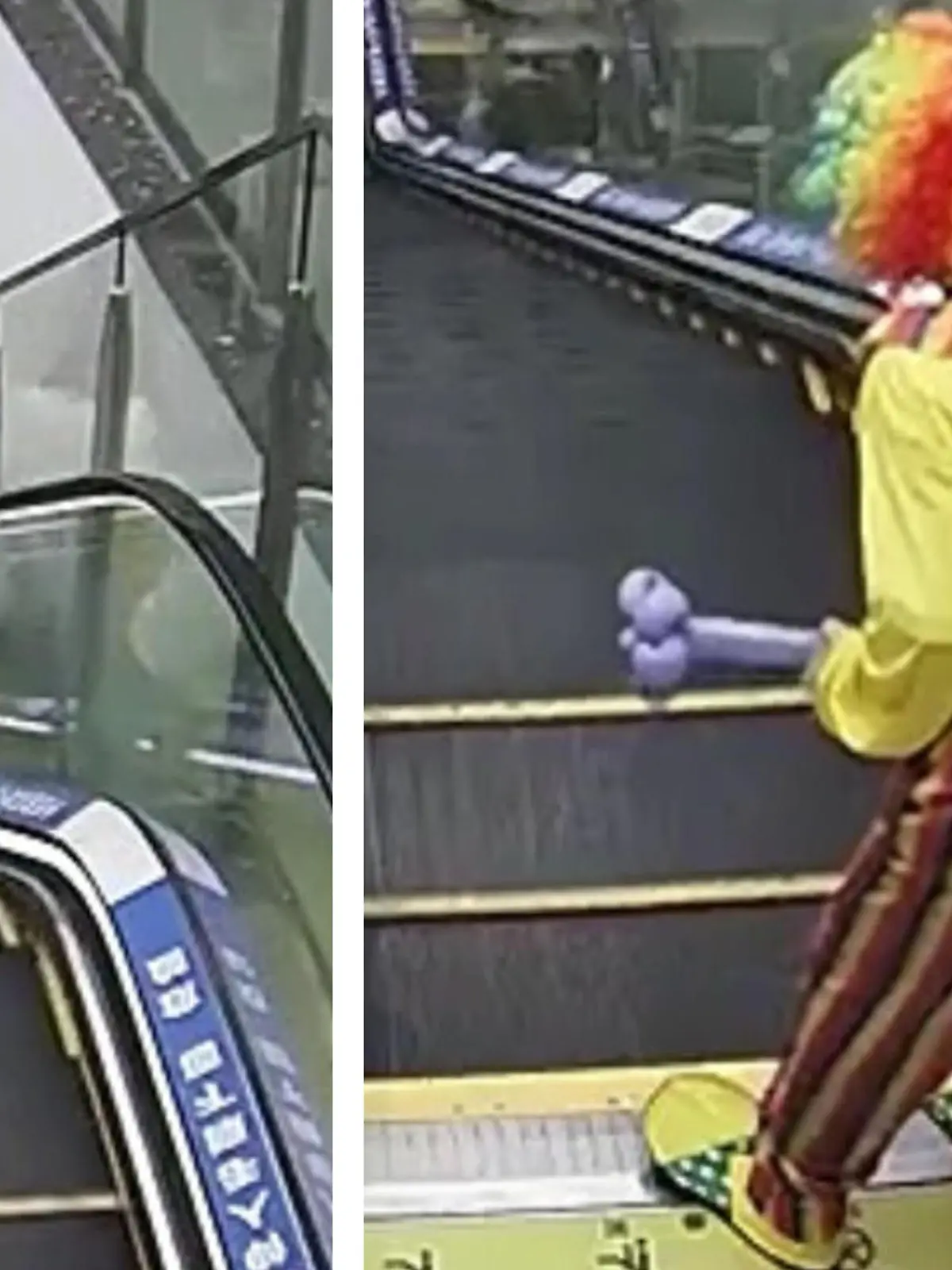 Ein Ballon wurde ihr zum Verhängnis!

Als ein siebenjähriges Mädchen mit ihren Eltern eine Rolltreppe betritt, wird sie von einem Ballon abgelenkt. Doch als sie danach greifen will, passiert es: Sie bleibt mit ihrem Fuß in der Rolltreppe stecken und wird mitgerissen. Zum Glück ist ein Mann im Clowns-Kostüm in der Nähe. Wie er zum Retter des kleinen Mädchens wurde, seht ihr im Video.