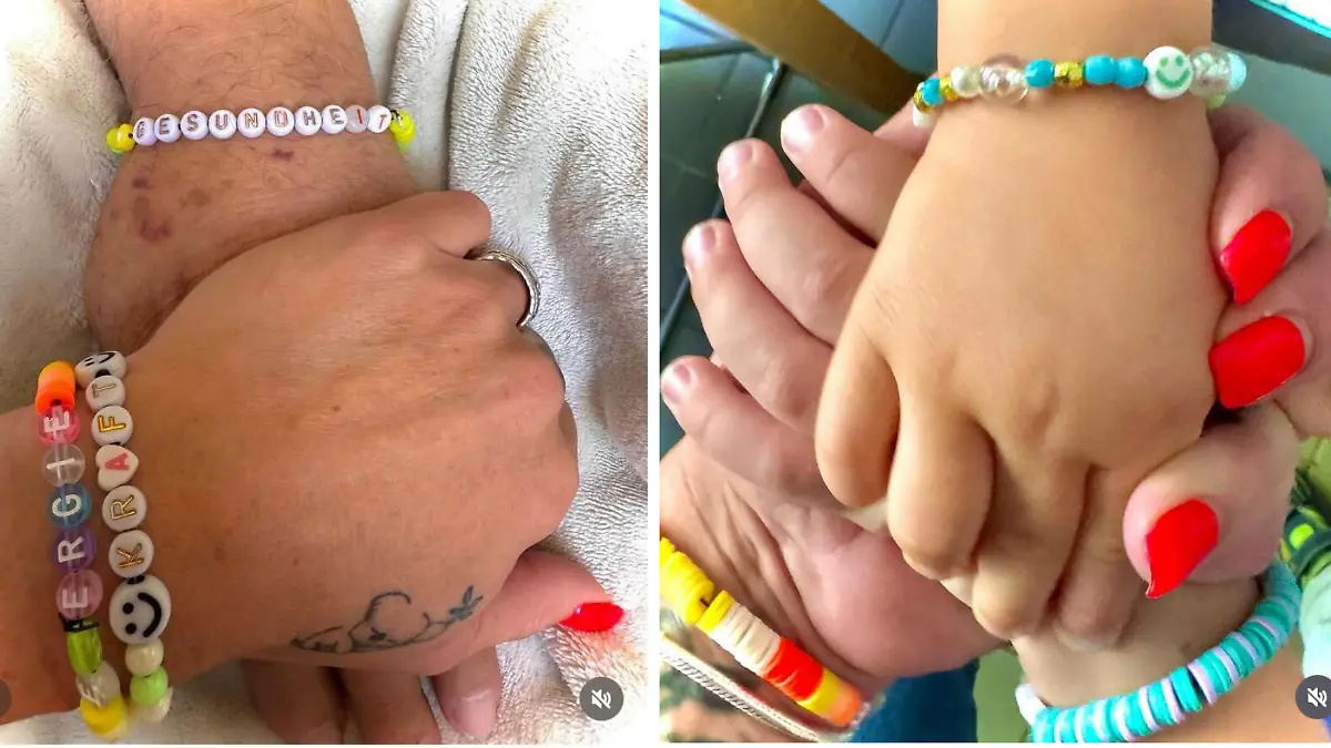 Was für ein süßes Geschenk! Bunte Armbänder sollen Familie Hoenig Kraft schenken