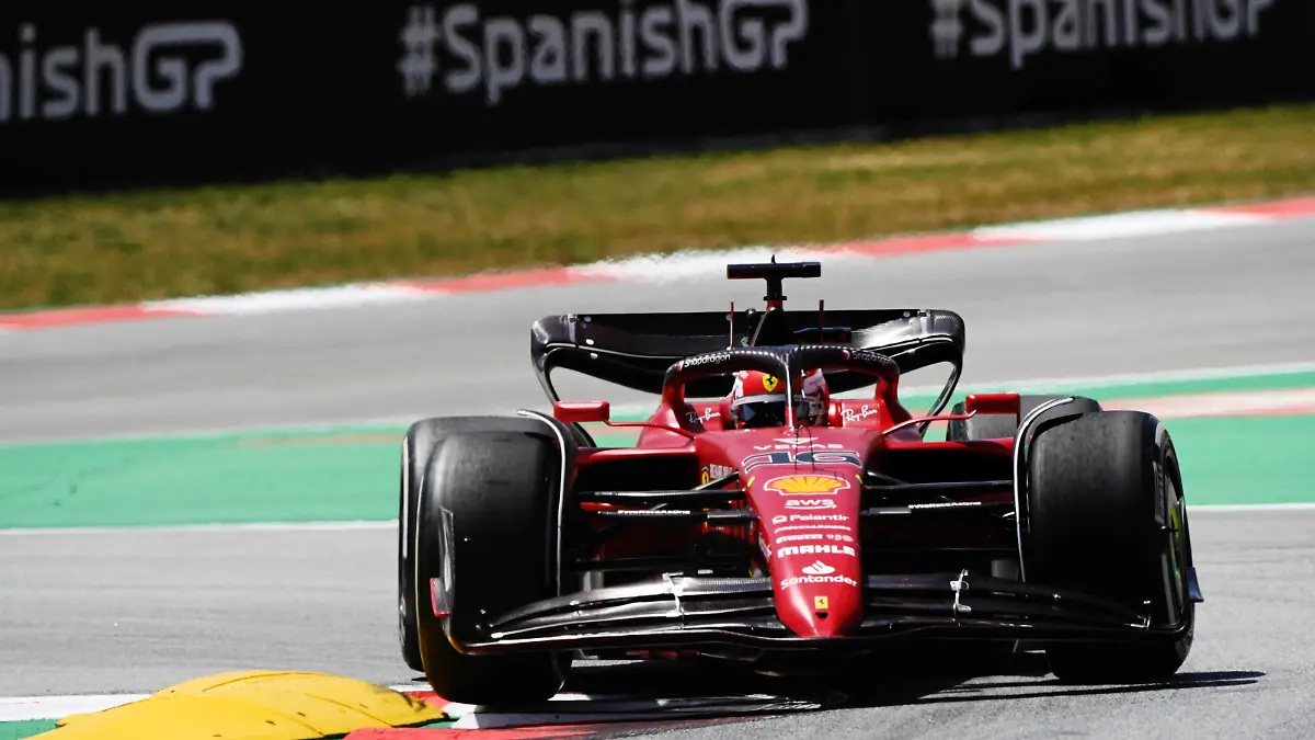 Formula 1 2022: Spanish GP CIRCUIT DE BARCELONA-CATALUNYA, SPAIN - MAY 20: Charles Leclerc, Ferrari F1-75 during the Spanish GP at Circuit de Barcelona-Catalunya on Friday May 20, 2022 in Barcelona, Spain. Photo by Mark Sutton / Sutton Images Images PUBLICATIONxINxGERxSUIxAUTxHUNxONLY GP2206_131620DSC_0708 