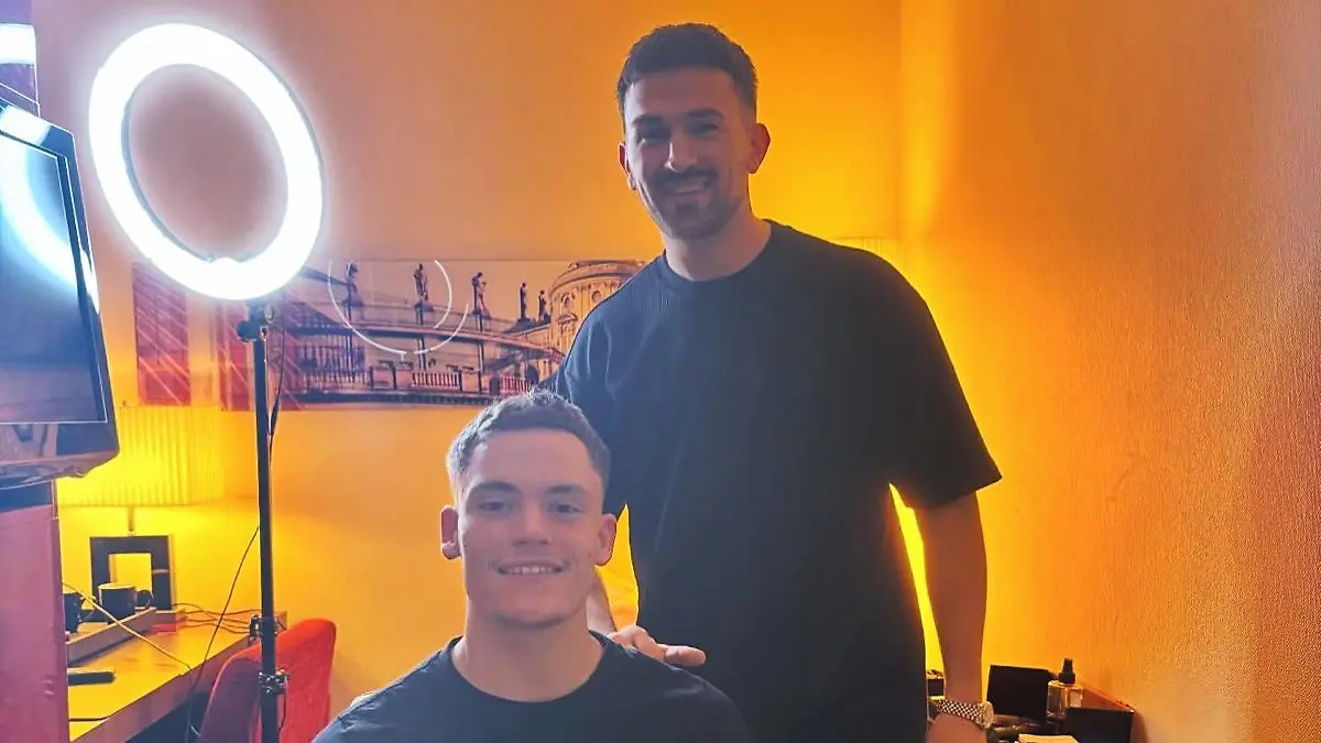 Florian Wirtz mit Tugay Zerek