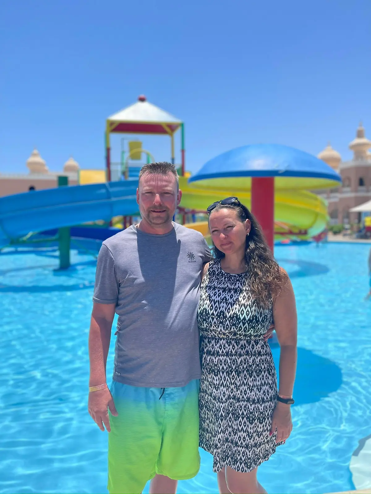 Enrico und Ina W. im Urlaub in Hurghada
