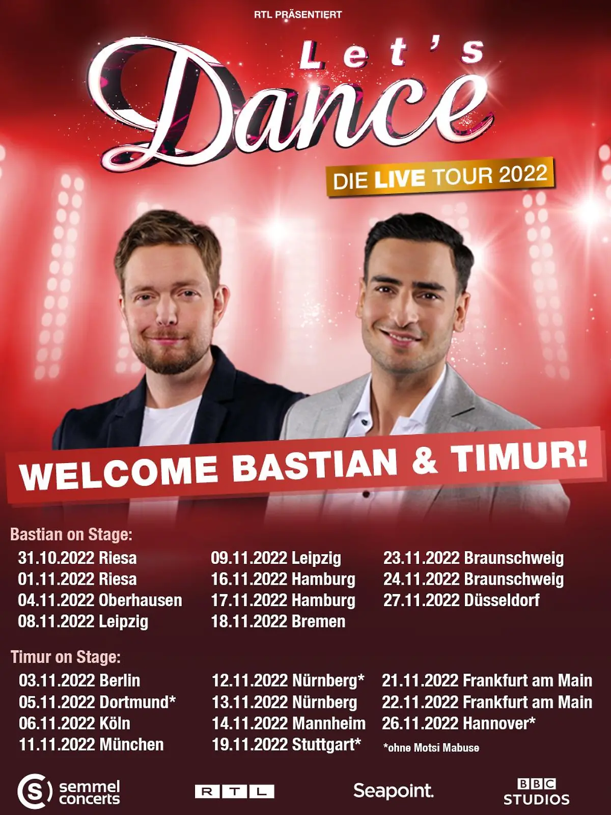 Bastian Bielendorfer und Timur Ülker machen den "Let's Dance"-Tour-Cast komplett
