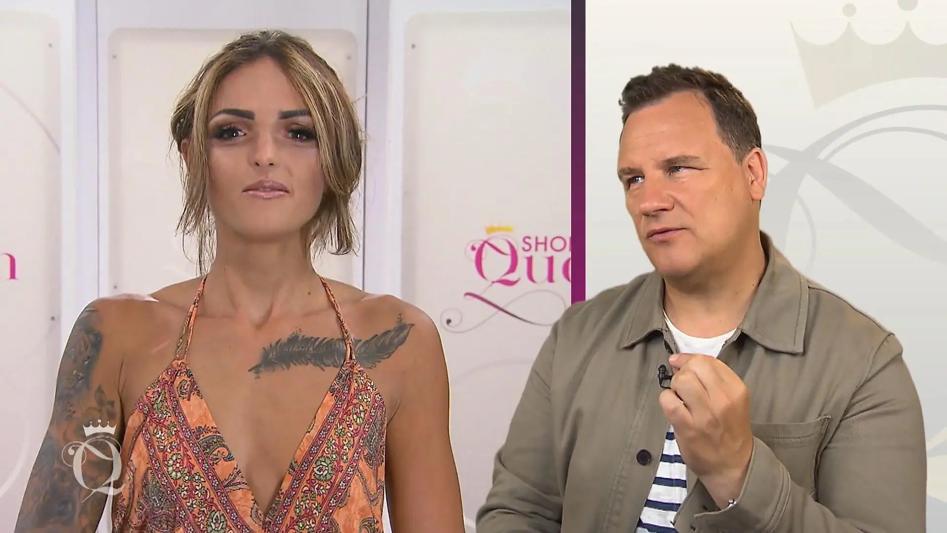 Valeria legt eine große Veränderung hin Sehr natürlich am Abend
