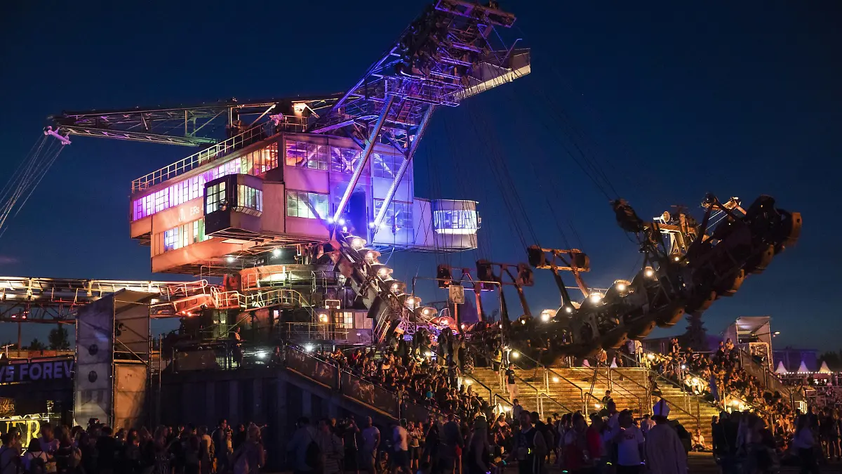 July 14, 2018 - Ferropolis, Germany - Atmosphere at MELT Festival 2018 in Ferropolis, Germany on July 14, 2018. Ferropolis Germany PUBLICATIONxINxGERxSUIxAUTxONLY - ZUMAn230 20180714_zaa_n230_510 Copyright: xEmmanuelexContinix