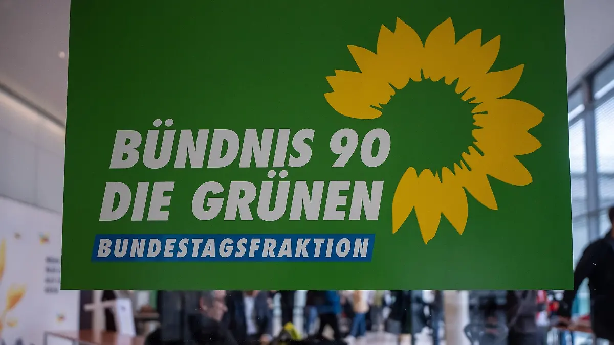 Das Logo der Fraktion von Bündnis90/Die Grünen im Deutschen Bundestag.