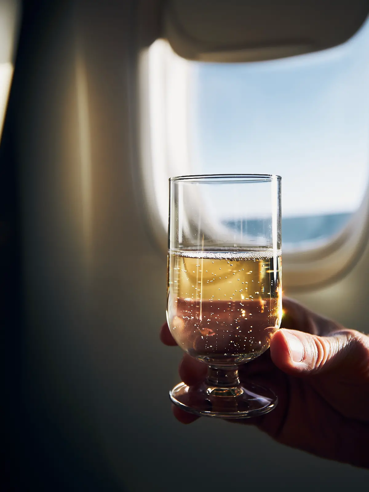 Ob Rum-Cola, Bier oder ein Glas Wein: Im Flugzeug solltet ihr von all diesen Getränken absehen. 