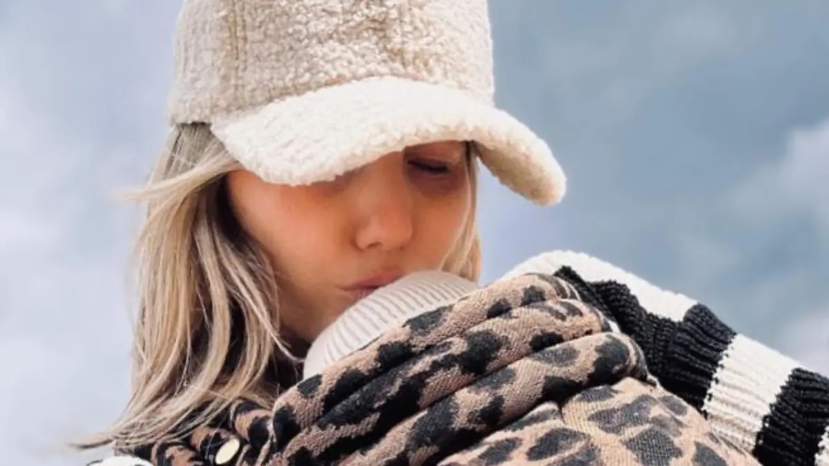 Laura Papendick mit ihrem Baby.