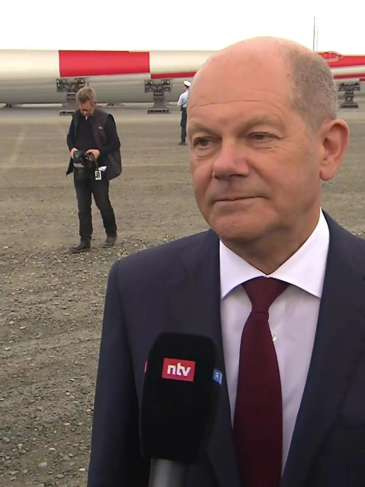 Bundeskanzler Olaf Scholz im RTL-Interview