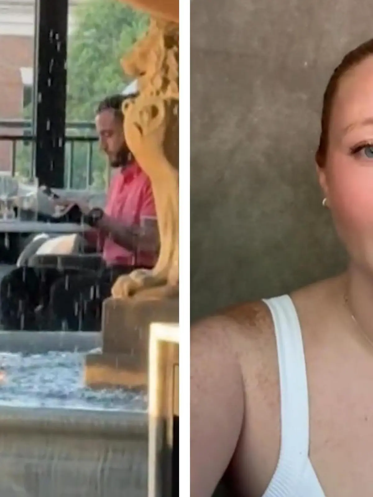 Kellnerin Bjork ihren Augen kaum, als sie einen Gast entdeckt, der sichtlich entspannt ein Essen mit einer Sexpuppe genießt! Das hat jedoch auch Folgen für sie. Mehr seht ihr im Video.