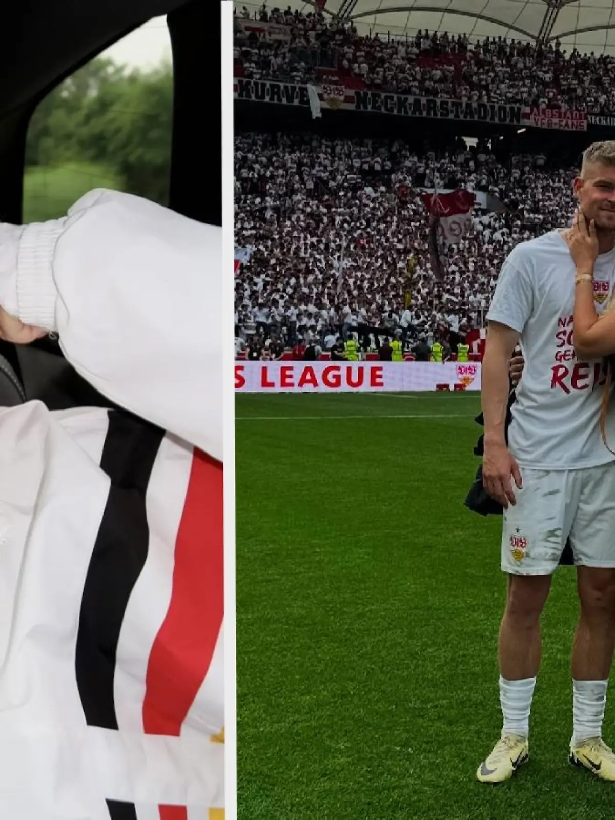 Fußball-Traumpaar: Lea Prinz (26) und DFB-Star Maxi Mittelstädt.
