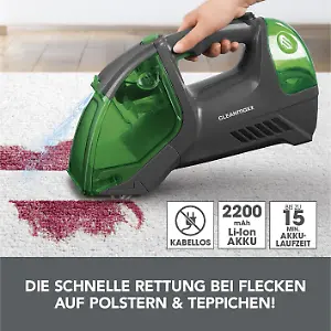 Kompakter Teppichreiniger von CleanMaxx