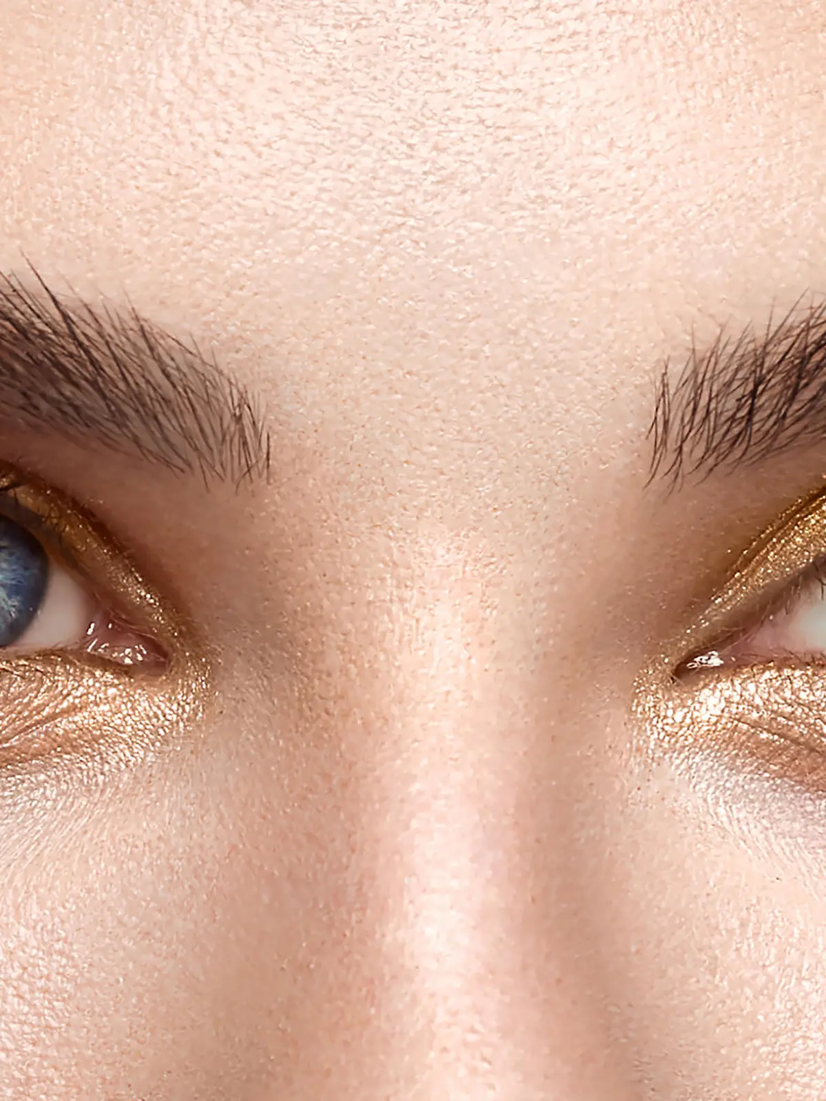 Beautiful female eyes with long eyelashes. Eyelash extensions. Makeup, cosmetics, beauty. Close up, macro