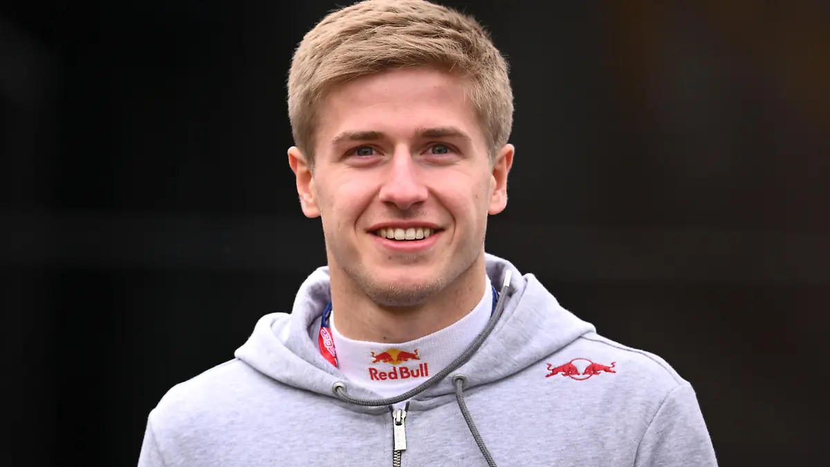 IMOLA, ITALY - APRIL 21: Juri Vips of Estonia and Hitech Grand Prix (8) walks in the Paddock during previews ahead of Round 3:Imola of the Formula 2 Championship at Autodromo Enzo e Dino Ferrari on April 21, 2022 in Imola, Italy. (Photo by Clive Mason/Getty Images) Autodromo Enzo e Dino Ferrari.