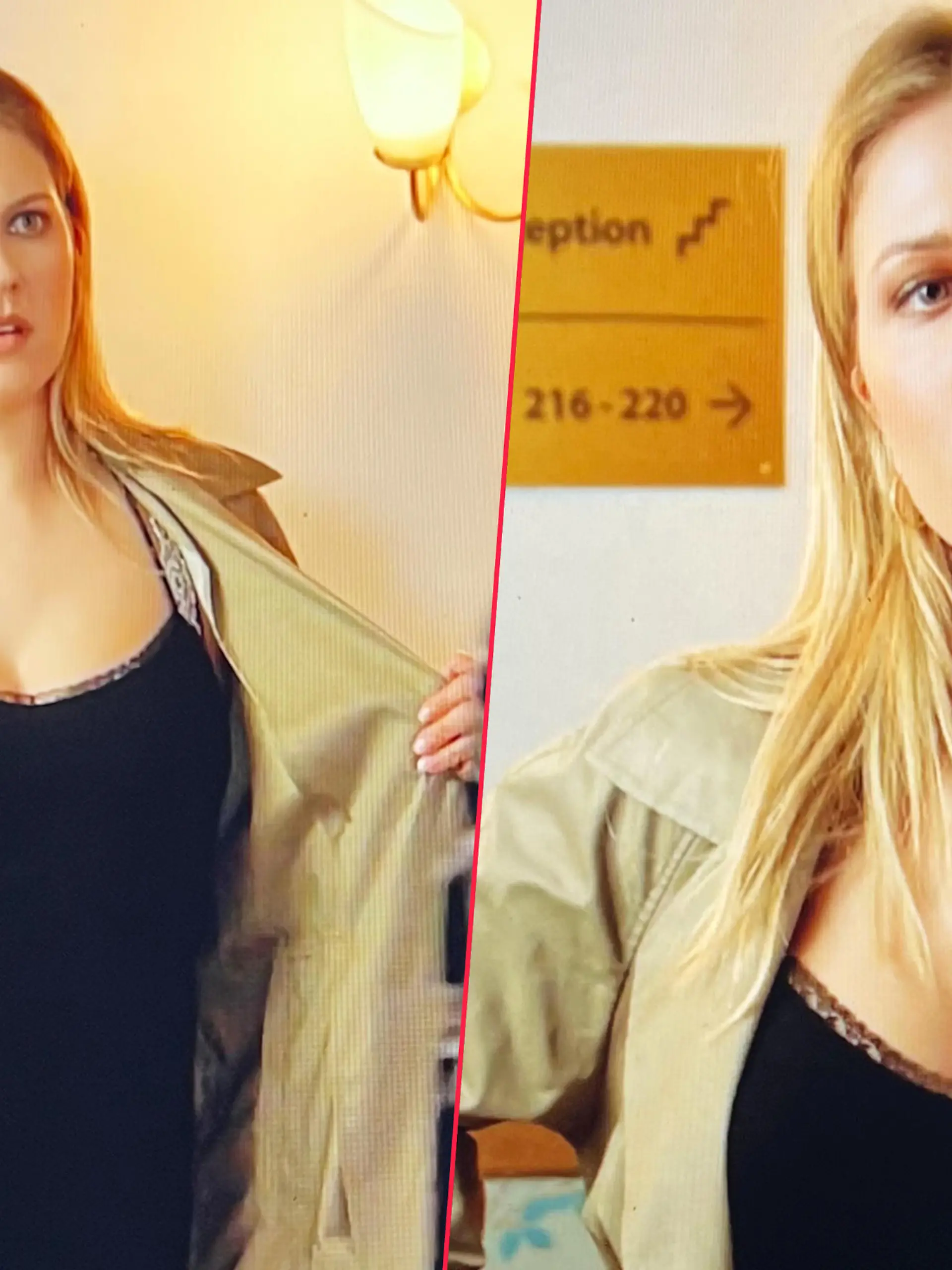 Alicias schwarzes Dessous zum Nachshoppen.