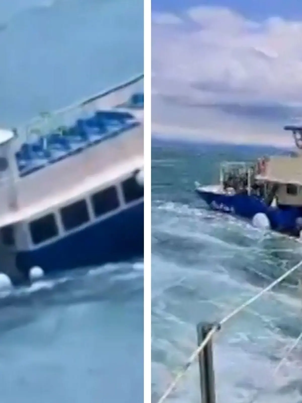 Diese Schifffahrt wird garantiert keiner der Passagiere jemals vergessen!
Wortwörtlich auf dem sinkenden Schiff gefangen zu sein, ist für die meisten Menschen wohl eine absolute Horrorvorstellung. Statt einer entspannten Fahrt mit der Fähre ist aber genau das für mehr als 80 Menschen Realität geworden! Besonders tragisch: Das Schiff ist erst letztes Jahr in Betrieb genommen worden – die Ursache für das Unglück unklar. Die dramatische Rettungsaktion seht ihr im Video!
