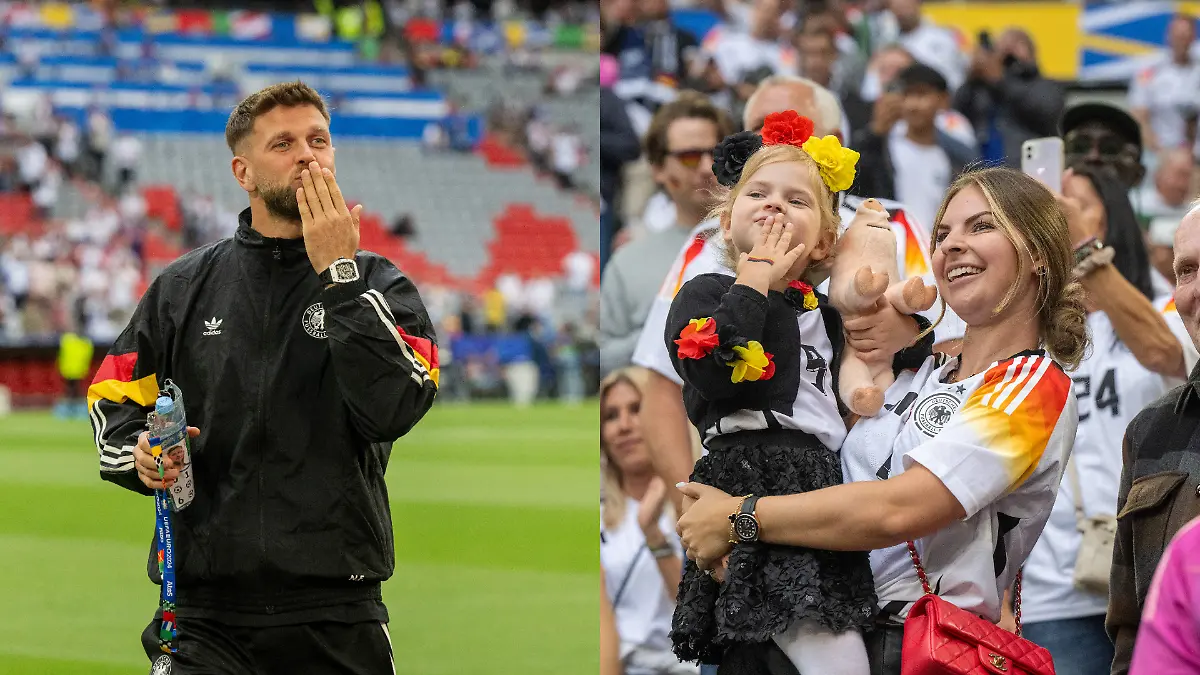 So süß! Niclas Füllkrug mit seiner Tochter 