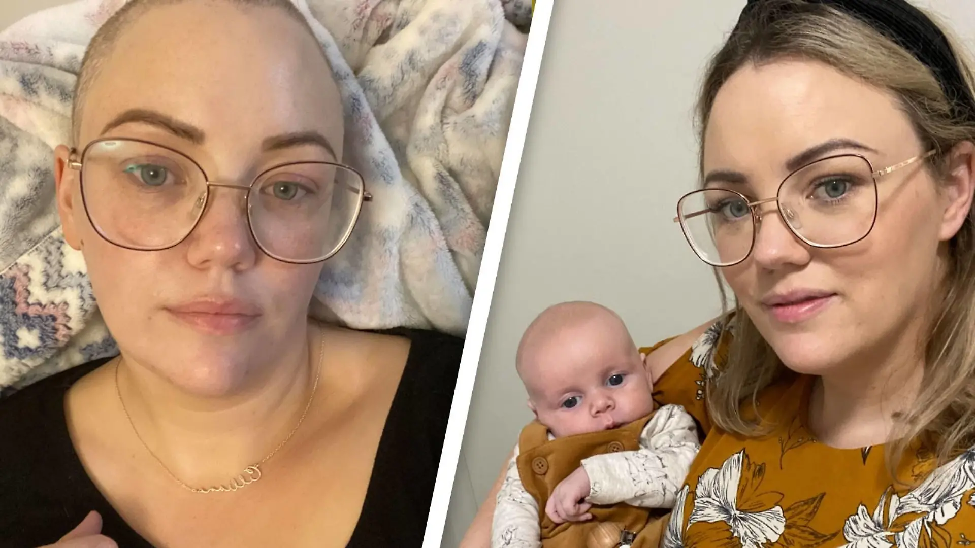 Neu-Mama Darlene Lynch mit Baby Cillian
