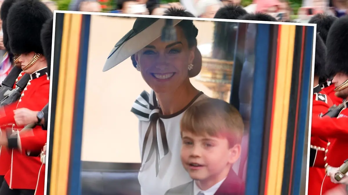 Prinzessin Kate nimmt an der Militärparade „Trooping the Colour” teil.