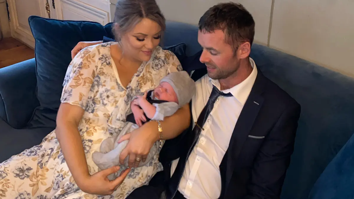 Darlene Lynch / CATERS NEWS (PICTURED L-R Darlene, Cillian and Nigel together) A new mum is fighting for her life after being diagnosed with a rare cancer caused by pregnancy. Darlene Lynch, 32, and her partner Nigel Bermingham, 34, were on top of the world in December 2021 after welcoming their first child Cillian, but just 10 weeks later Darlene was rushed to hospital with severe haemorrhaging. The social worker was later informed that her newborn likely had a twin who had not fully developed in utero resulting in a molar pregnancy – a non-cancerous tumour that develops in the uterus as a result of a non-viable pregnancy. After initially being informed that the tumour was precancerous, the couple from Officer, Victoria, Australia were confronted with the news that Darlene was now fighting a rare form of cancer called choriocarcinoma, which affects only one in 160,000 pregnancies. SEE CATERS COPY