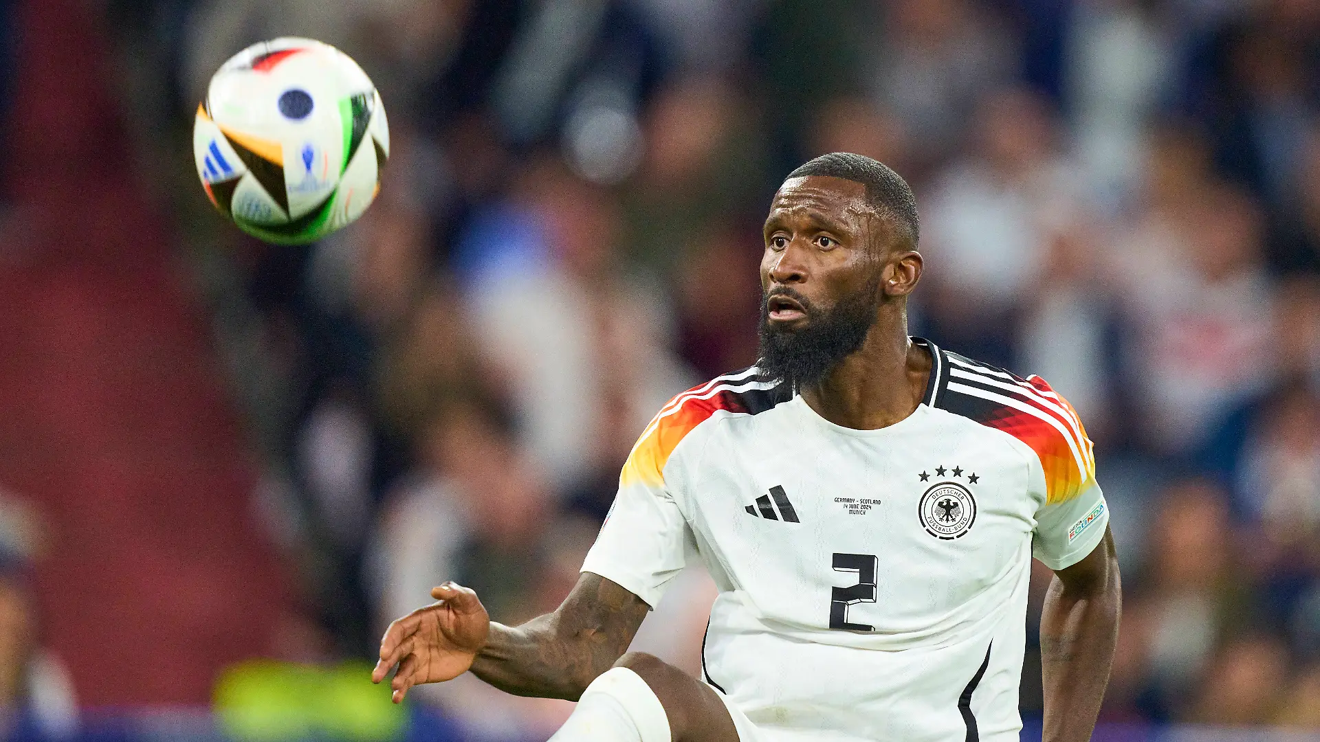 Antonio Rüdiger im EM-Eröffnungsspiel gegen Schottland.