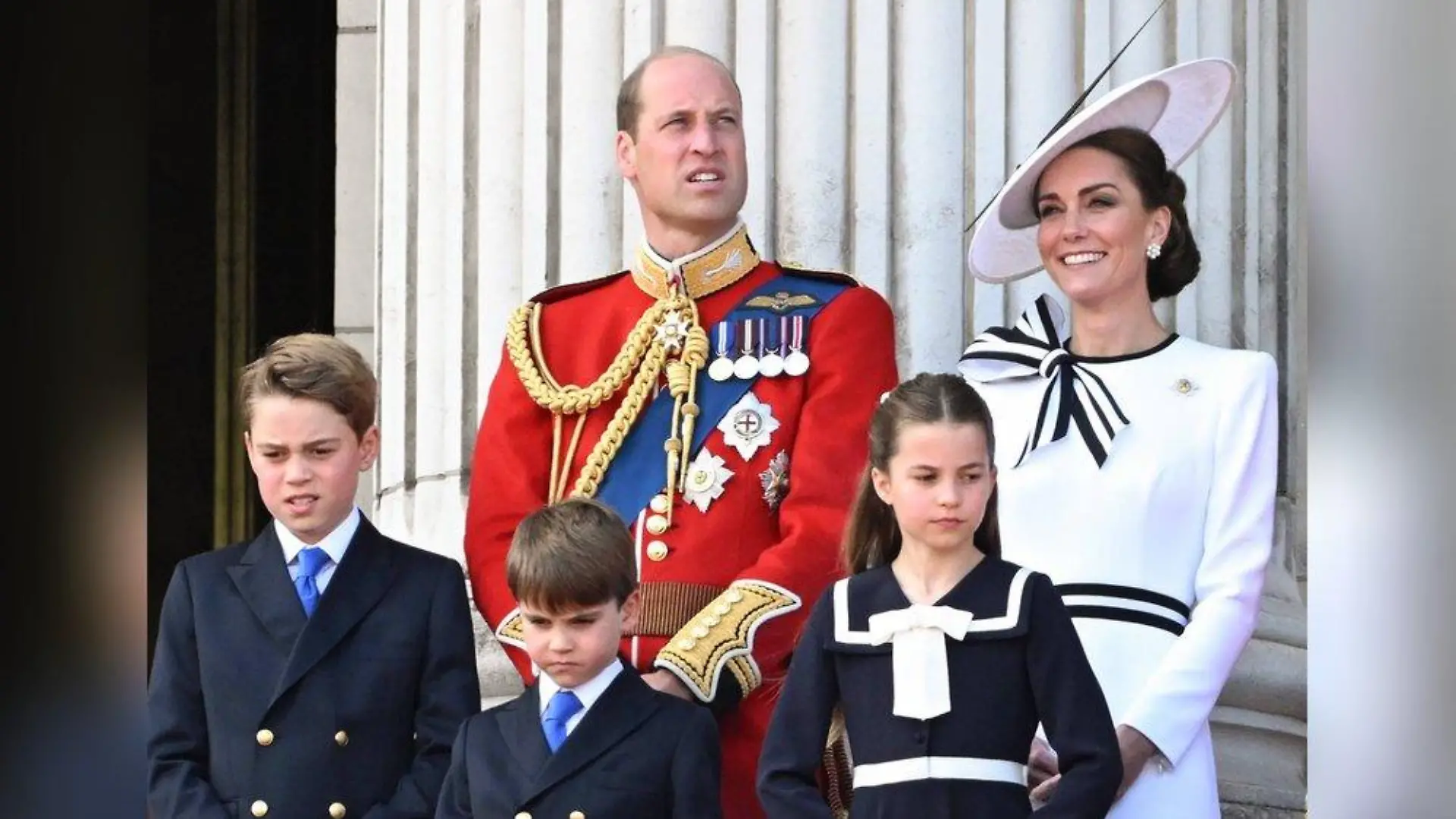 Prinz William und Prinzessin Kate mit ihren Kindern Prinz George (l.), Prinz Louis und Prinzessin Charlotte.