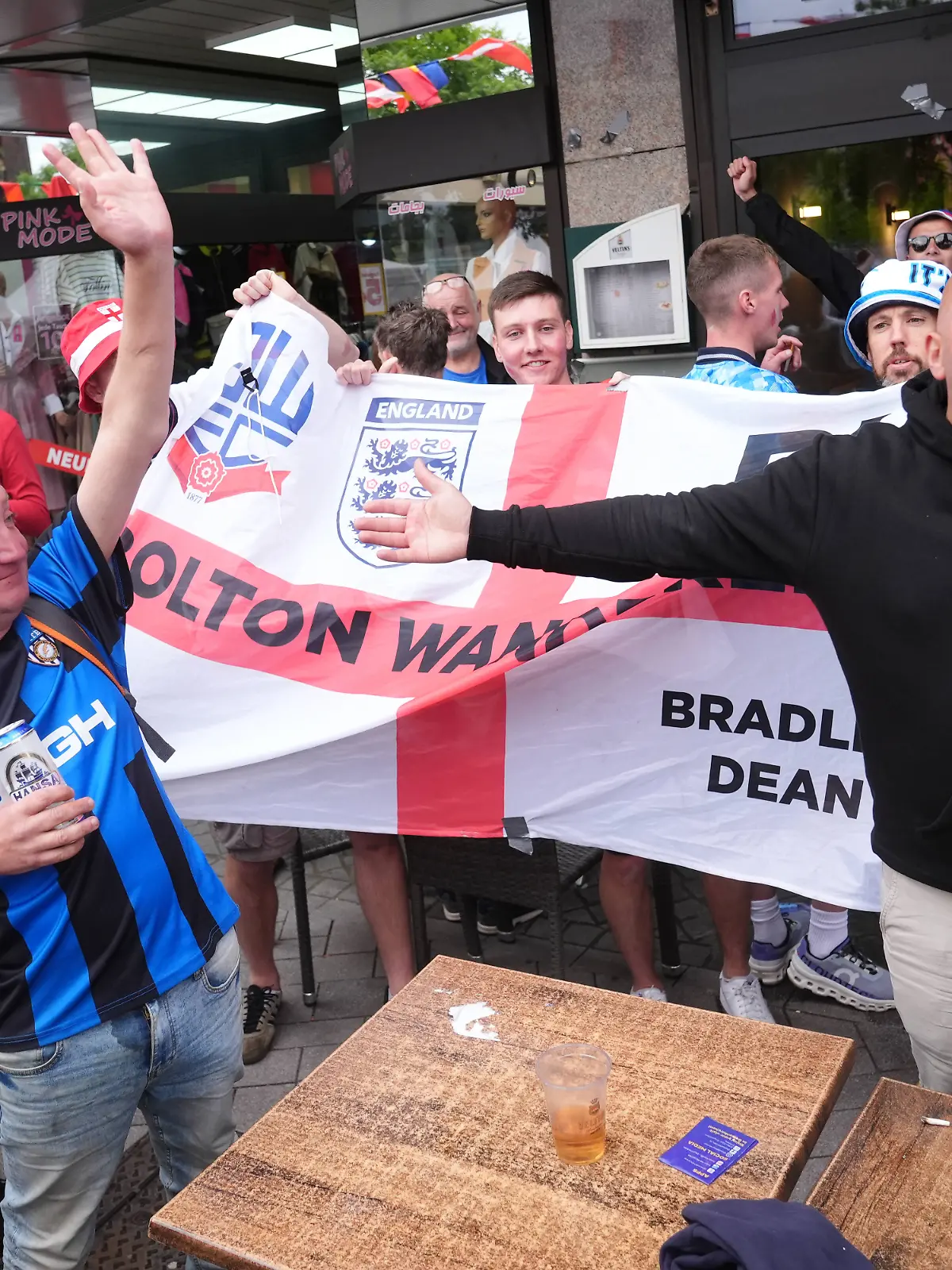 England-Fans in Gelsenkirchen