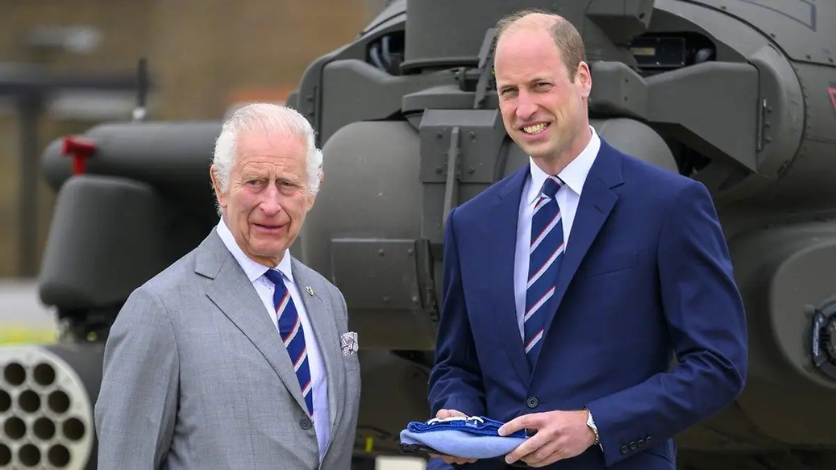 Britischer Vatertag: Prinz William teilt Kinderbild mit Charles