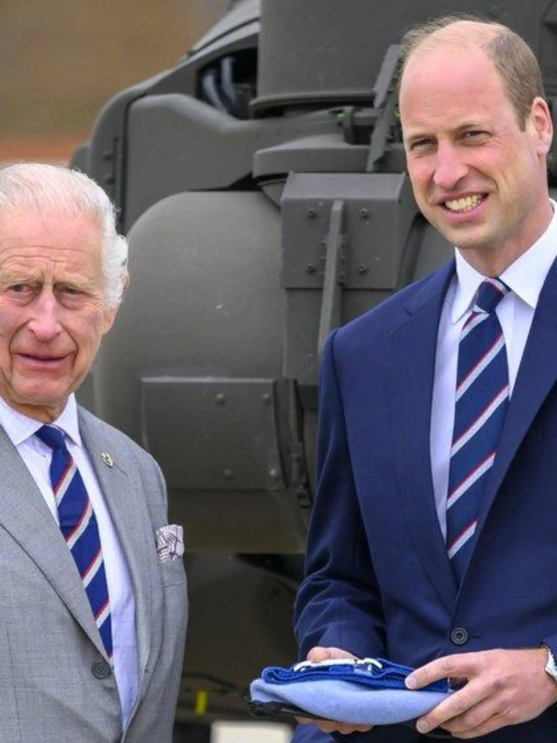 Britischer Vatertag: Prinz William teilt Kinderbild mit Charles