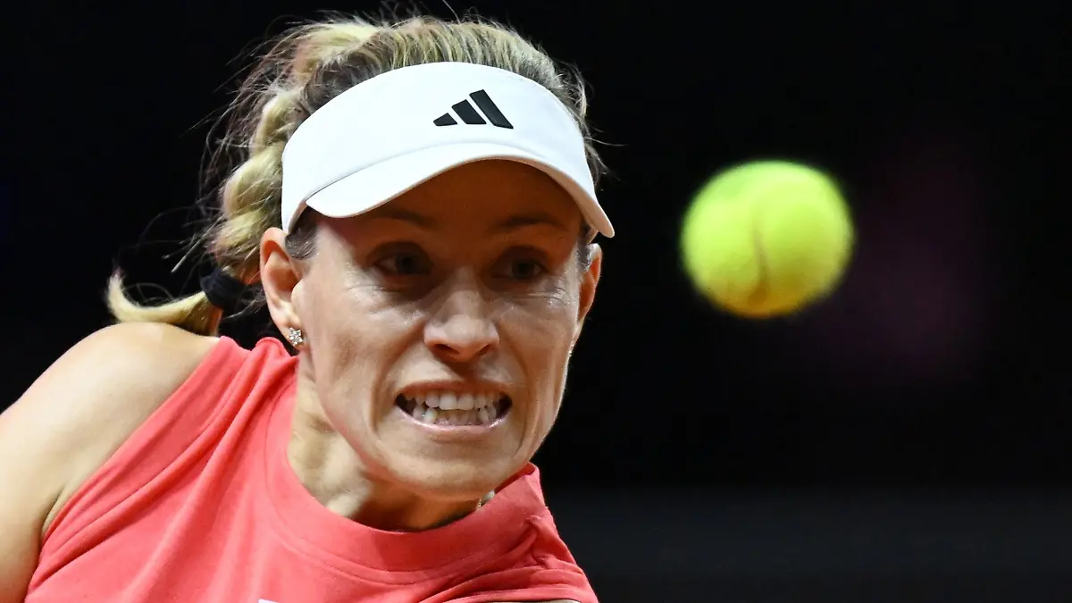 Angelique Kerber in Aktion.