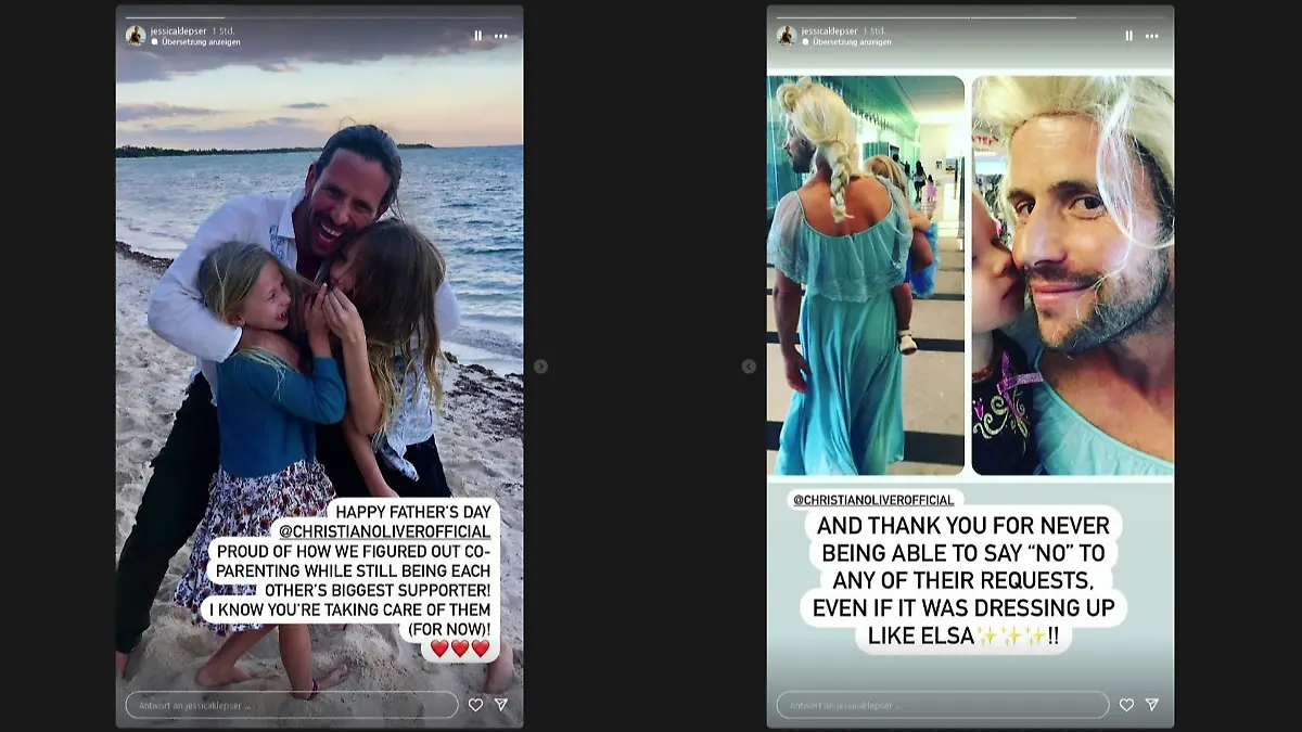 Jessica Klepser erinnert am Vatertag an ihren Exmann Christian Oliver