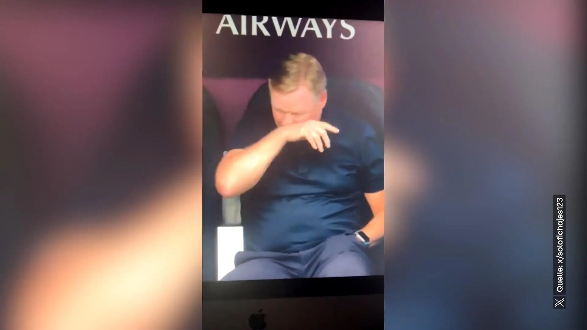 Ekel-Video enttarnt Ronald Koeman Niederlande-Trainer futtert Popel