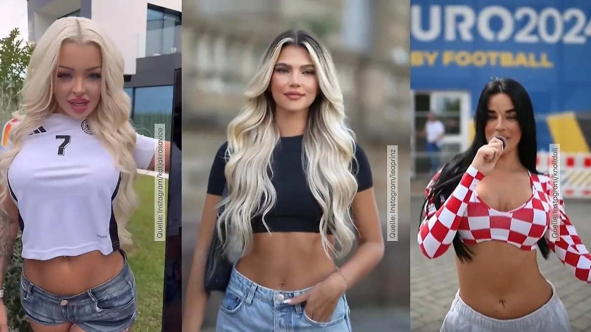 Jetzt wird die EM richtig sexy! Katja Krasavice und Co.