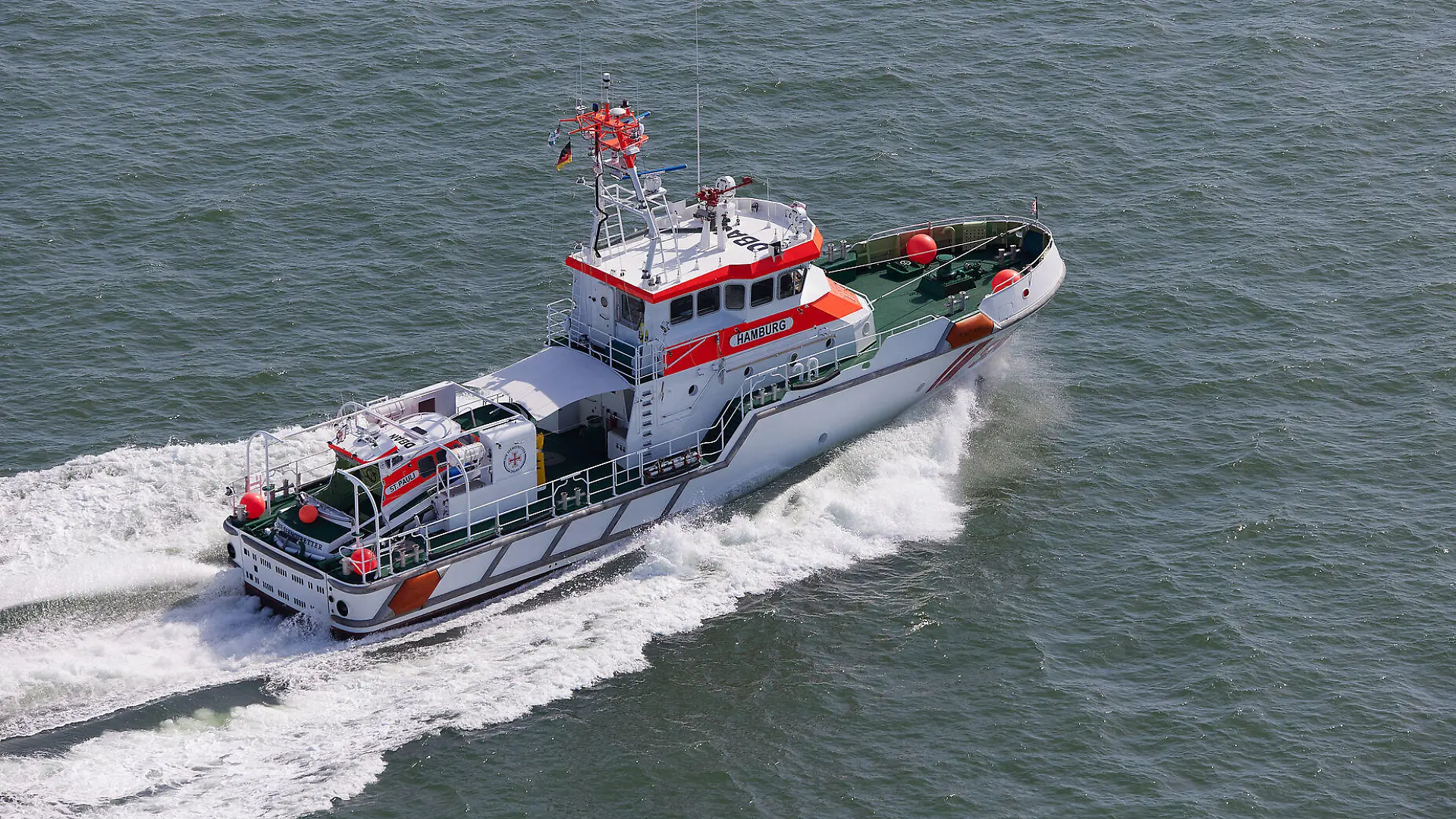 Seenotrettungskreuzer HAMBURG der Deutschen Gesellschaft zur Rettung Schiffbrüchiger (Die Seenotretter – DGzRS)
