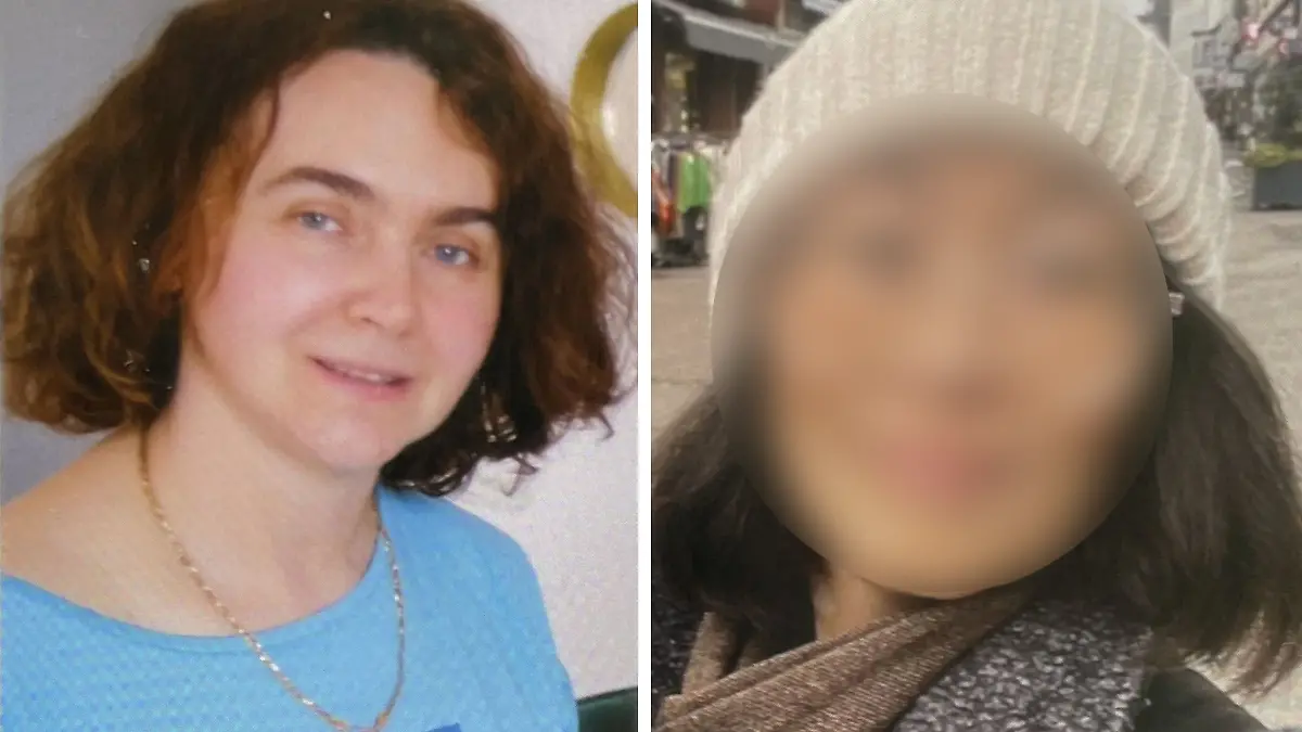 Die Vermissten Natalia Dontsow (l., 49) und Aigul Sailybayeva (40) .