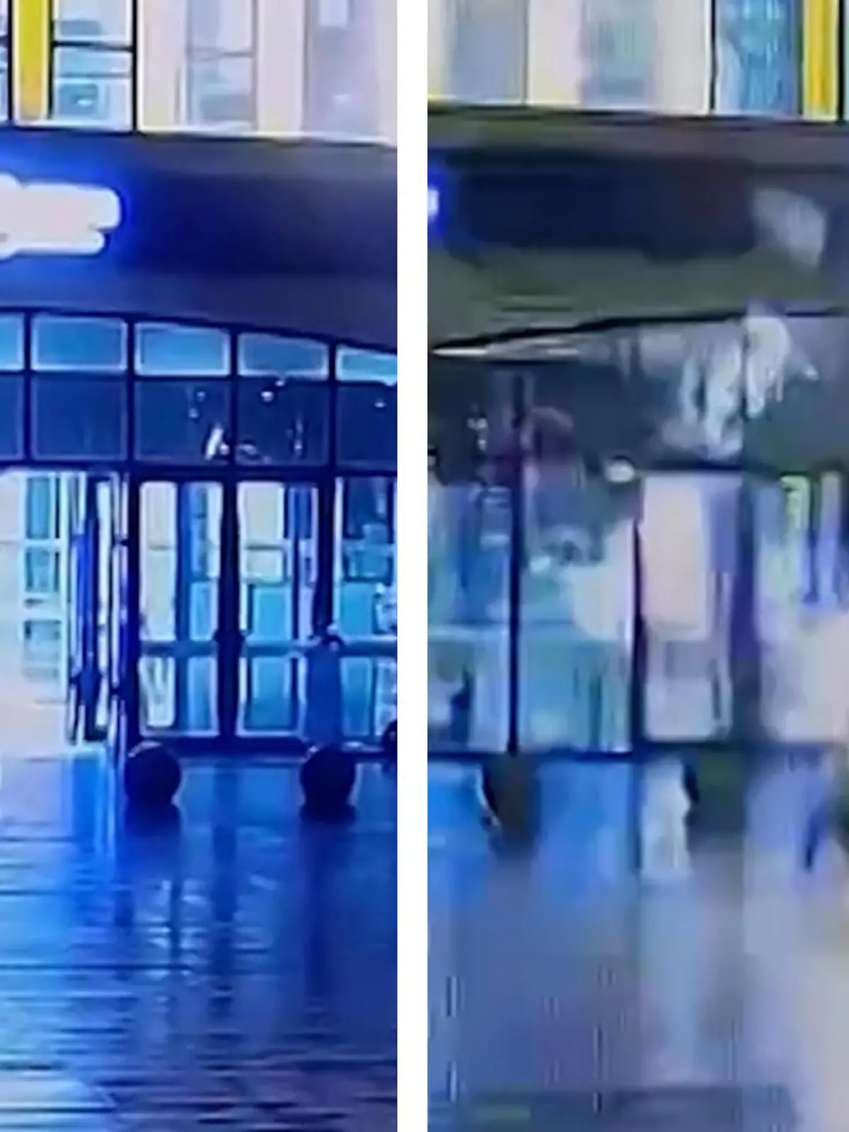 Schock-Spaziergang! Passanten überleben in China einen Blitzeinschlag.