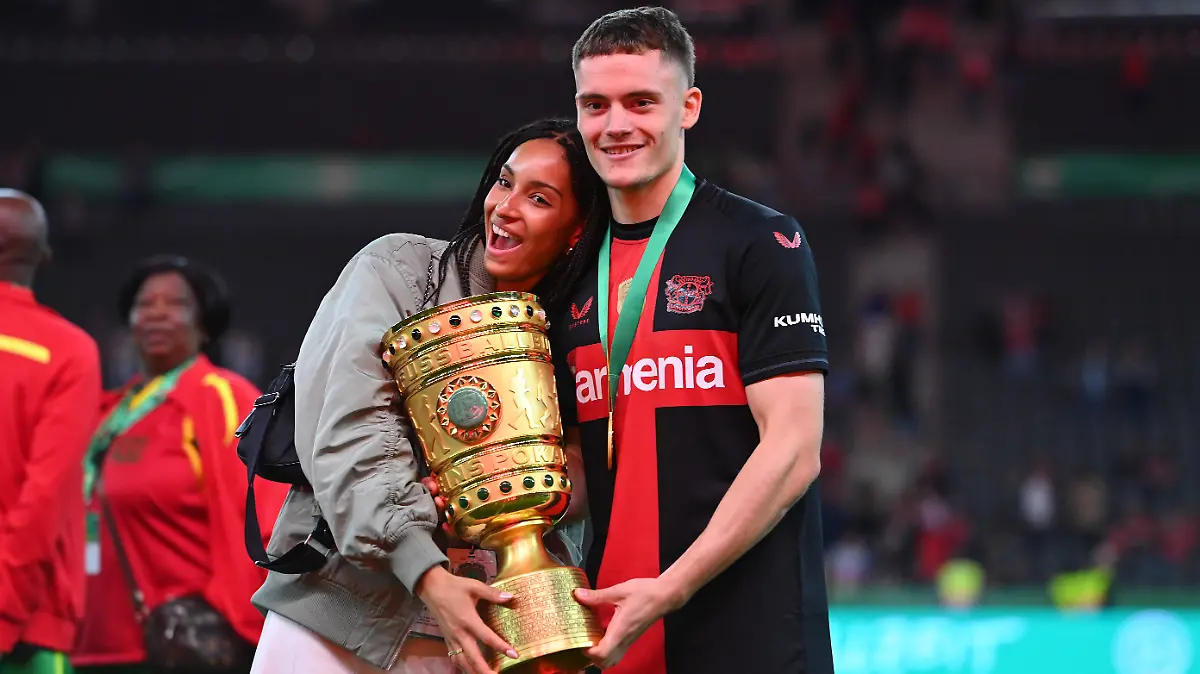 Florian Wirtz mit seiner Freundin Aaliyah