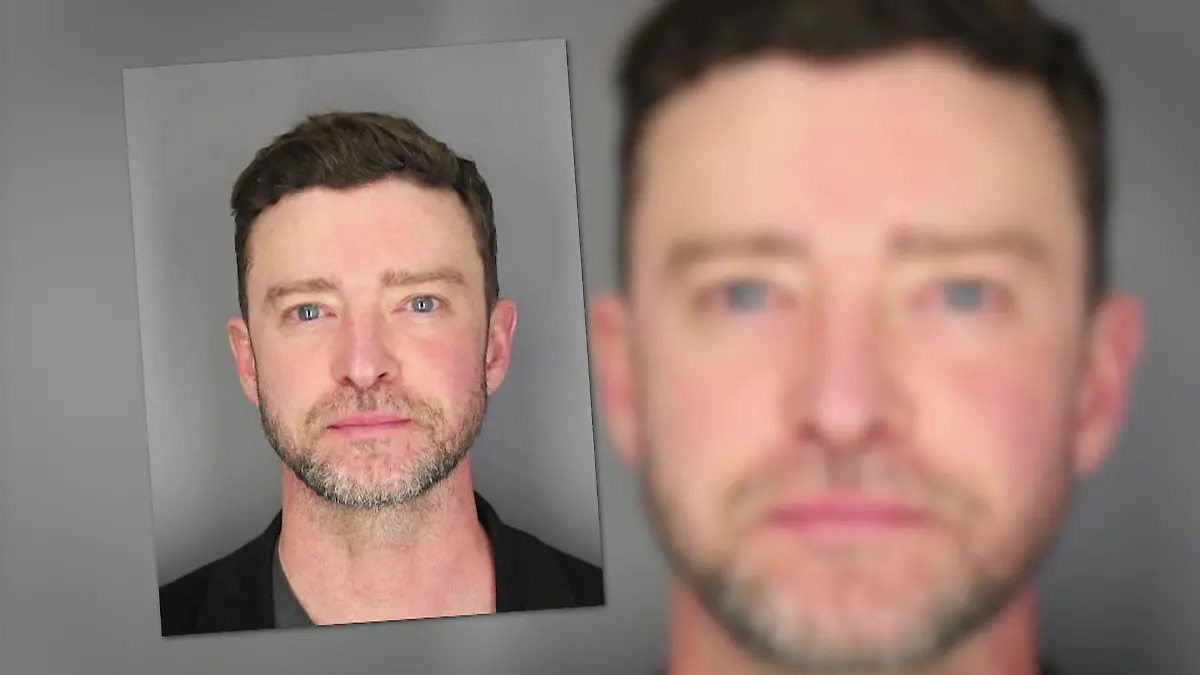 Polizeifoto von Justin Timberlake