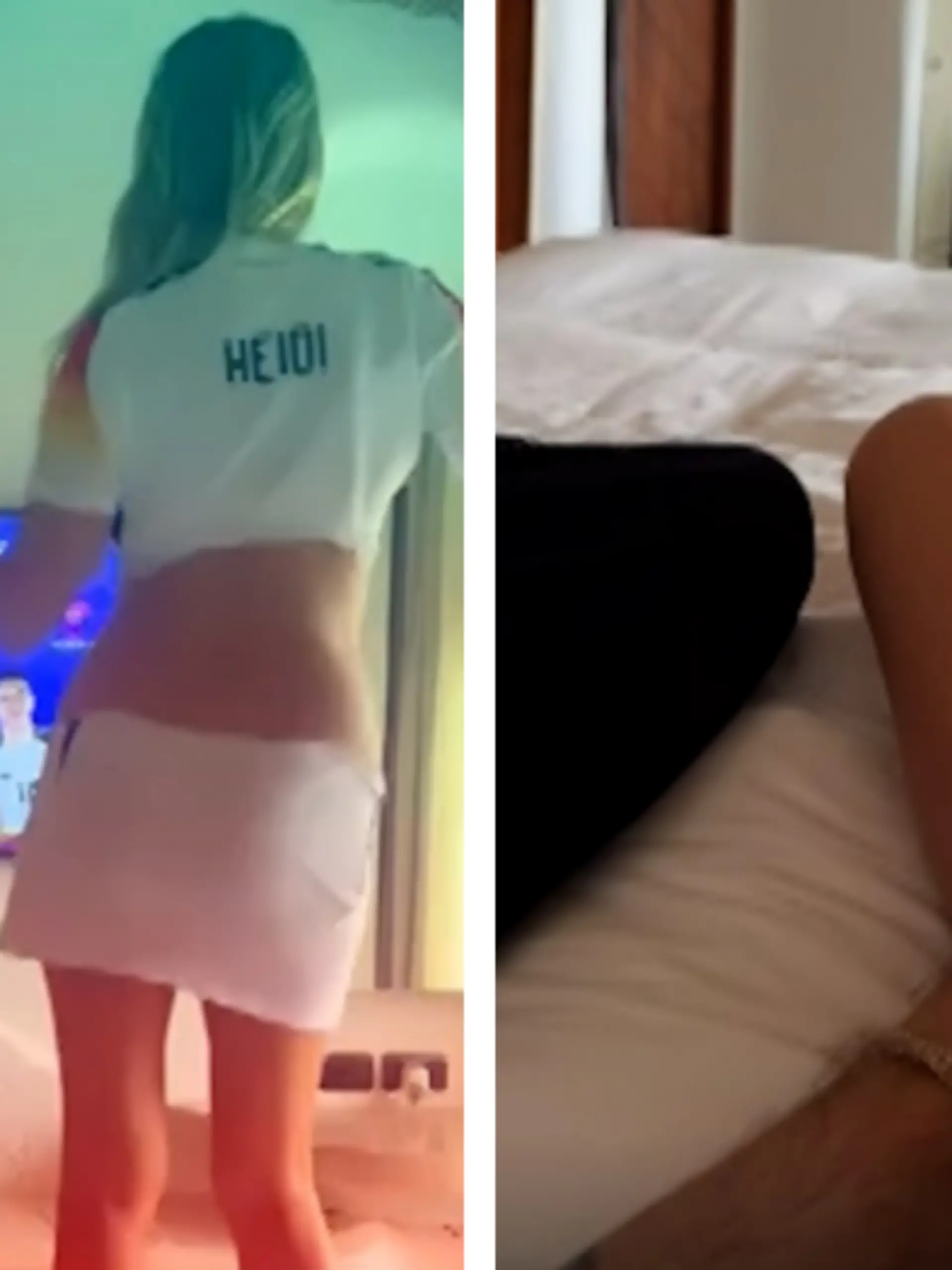 Bild zu: "Mit ihrem Tom im Bett! So heiß feuert Heidi unsere DFB-Jungs an"