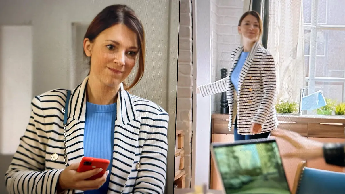 Lilly trägt Blazer bei GZSZ