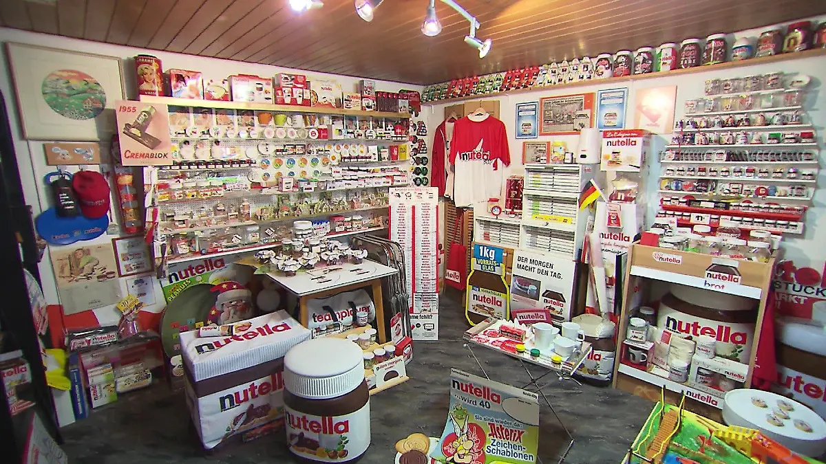 Ehepaar sammelt alles von Nutella