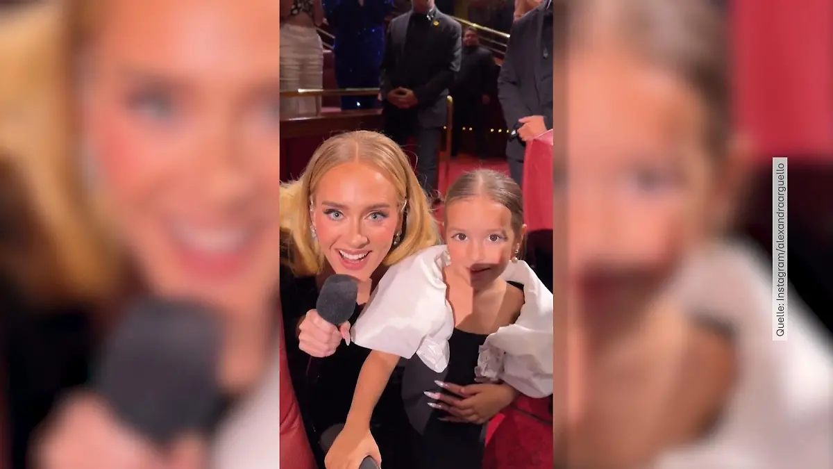 Hier trifft Adeles Mini-Me auf ihr großes Idol Unvergesslicher Moment
